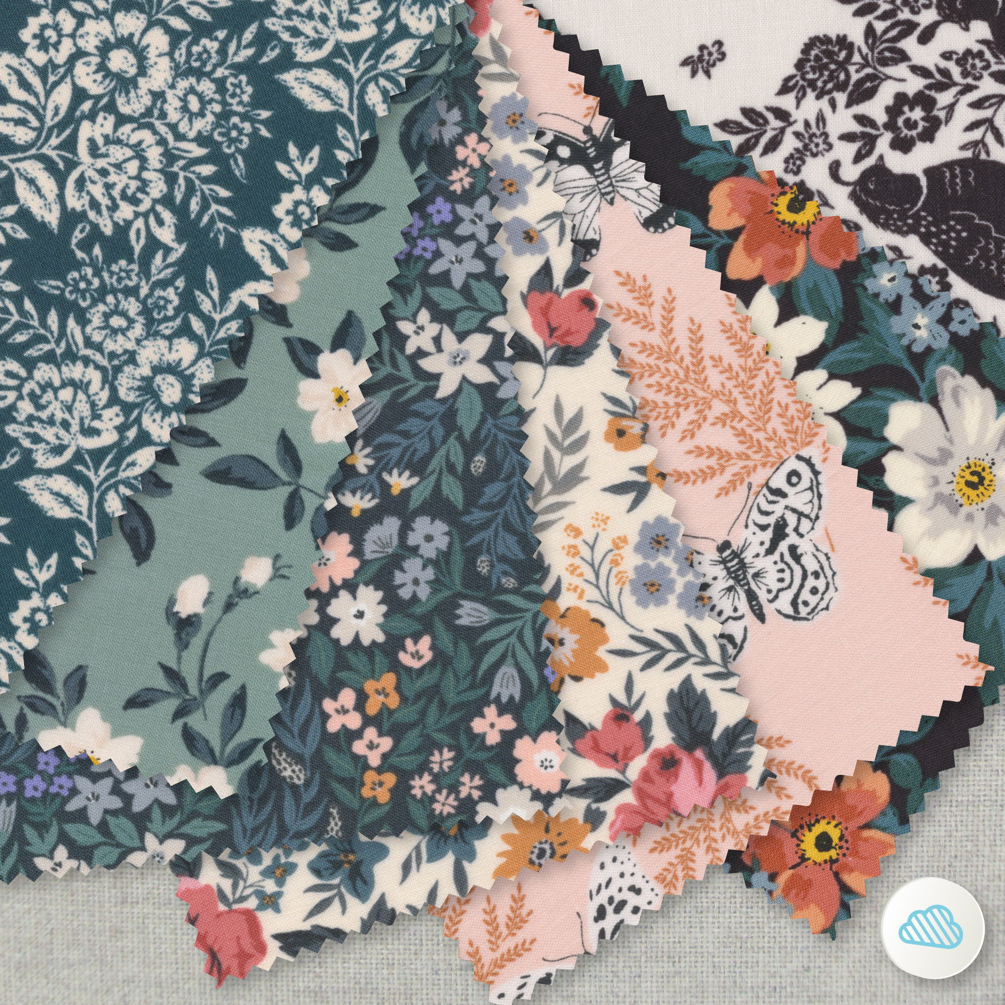 Quail Lane - Flora - Cassidy Demkov - Organic Cotton - Cloud 9 Fabrics Quail Lane - Flora - Cassidy Demkov - Organic Cotton - Cloud 9 Fabrics