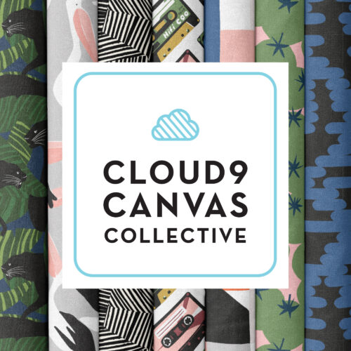 Cloud9 Canvas Collective 100% organic cotton canvas by various artists